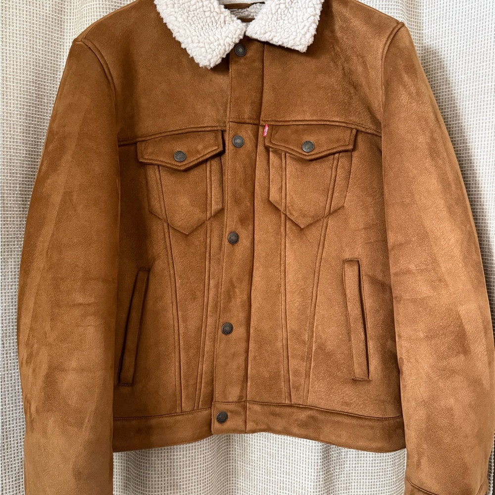 Levi's Men's Brown Sherpa Jacket